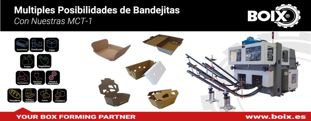 Las bandejitas o barquetas de cartón para un embalaje sostenible