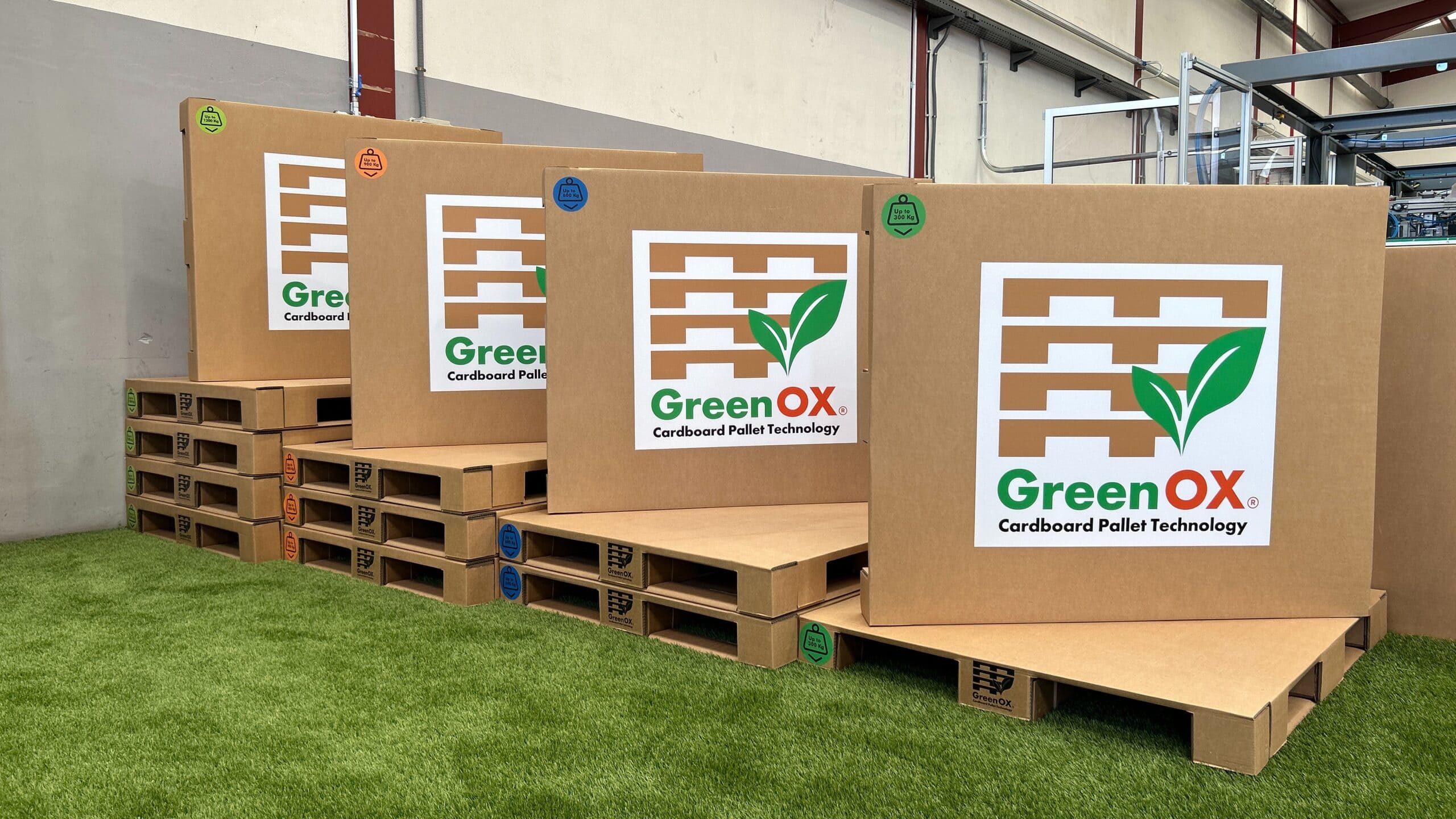 Green OX Cardboard Pallets