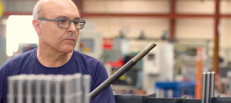 Quality check of machine parts